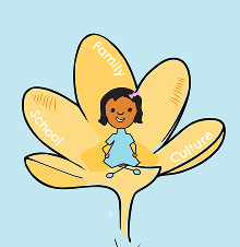 the child on flower